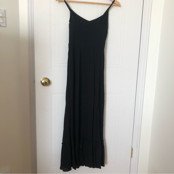Aerie Black Maxi Dress with Cutout - Picture 2 of 2